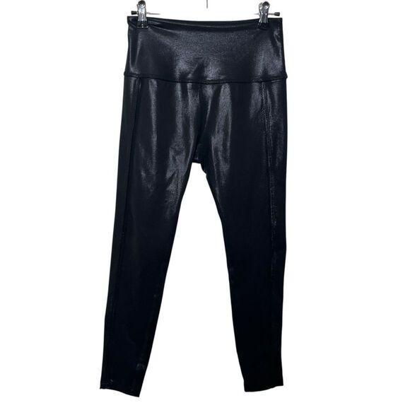 Beyond Yoga Sportgloss High Waisted Midi Leggings Women’s Size Medium Black - Picture 2 of 9